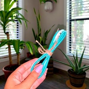 Handmade Aqua Apple Charger